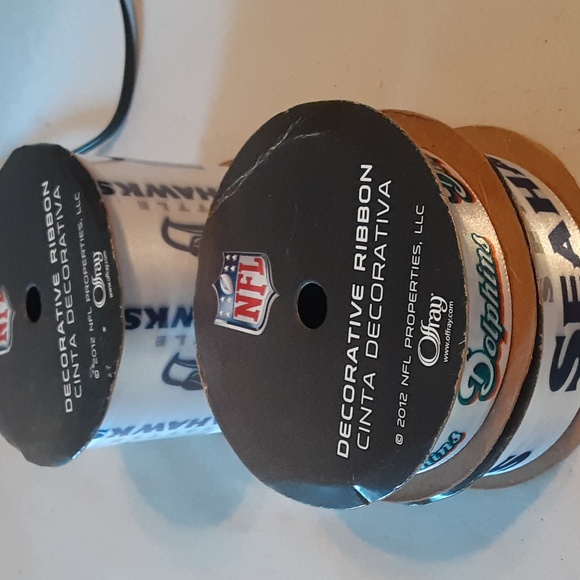 Sports Ribbon -Football-Seahawks, Dolphins. - Picture 3 of 3